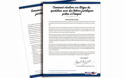 Comment résoudre vos litiges du quotidien avec des lettres juridiques prêtes à l’emploi